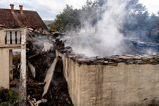 Professional Fire Damage Removal technician working in Liberty Hill, TX